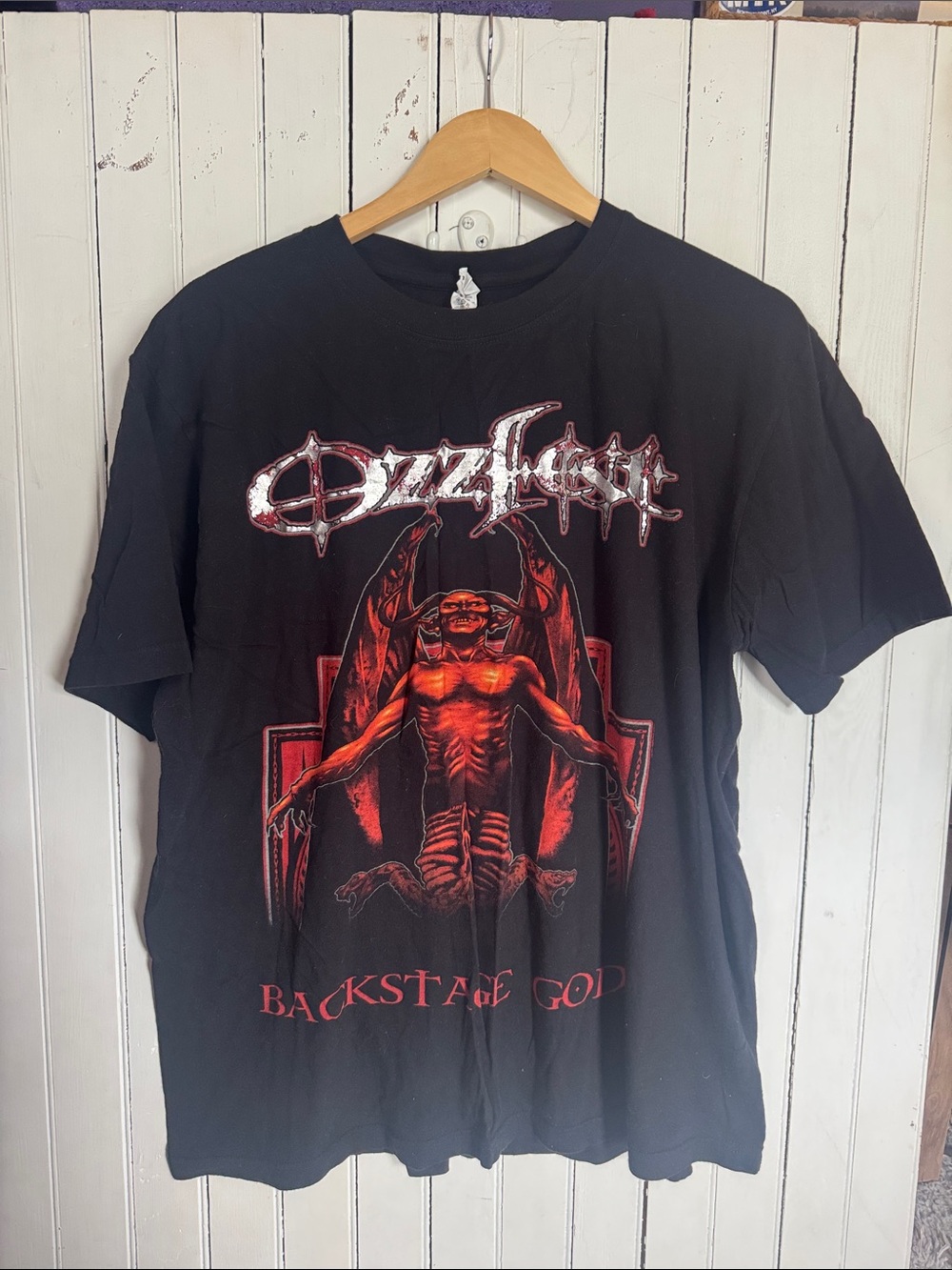 Ten Ozzyfest T-Shirt Black Size XL